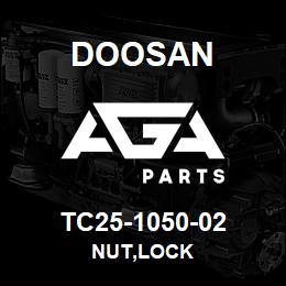 TC25-1050-02 Doosan NUT,LOCK | AGA Parts