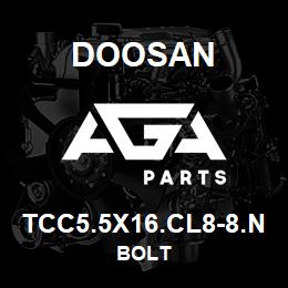 TCC5.5X16.CL8-8.N Doosan BOLT | AGA Parts