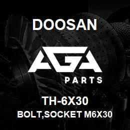 TH-6X30 Doosan BOLT,SOCKET M6X30 | AGA Parts