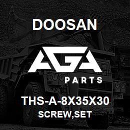 THS-A-8X35X30 Doosan SCREW,SET | AGA Parts