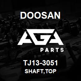 TJ13-3051 Doosan SHAFT,TOP | AGA Parts