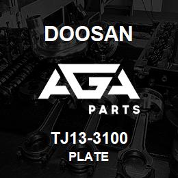 TJ13-3100 Doosan PLATE | AGA Parts