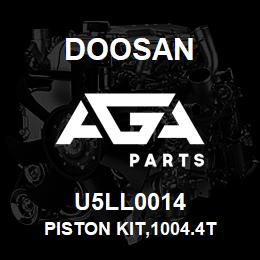 U5LL0014 Doosan PISTON KIT,1004.4T | AGA Parts