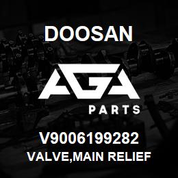 V9006199282 Doosan VALVE,MAIN RELIEF | AGA Parts