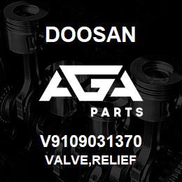 V9109031370 Doosan VALVE,RELIEF | AGA Parts