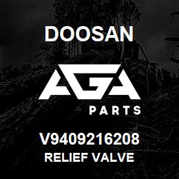 V9409216208 Doosan RELIEF VALVE | AGA Parts