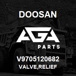V9705120682 Doosan VALVE,RELIEF | AGA Parts