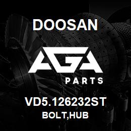 VD5.126232ST Doosan BOLT,HUB | AGA Parts