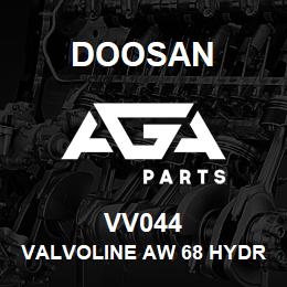 VV044 Doosan VALVOLINE AW 68 HYDRAULIC OIL | AGA Parts