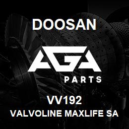 VV192 Doosan VALVOLINE MAXLIFE SAE 10W30 | AGA Parts