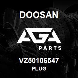 VZ50106547 Doosan PLUG | AGA Parts
