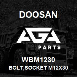 WBM1230 Doosan BOLT,SOCKET M12X30 | AGA Parts