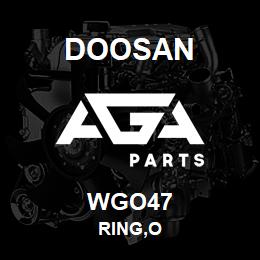 WGO47 Doosan RING,O | AGA Parts