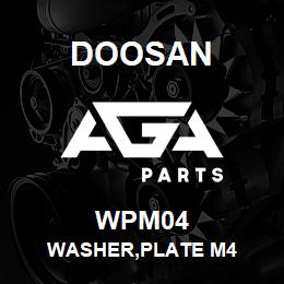 WPM04 Doosan WASHER,PLATE M4 | AGA Parts