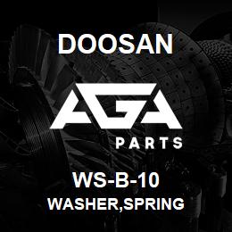 WS-B-10 Doosan WASHER,SPRING | AGA Parts