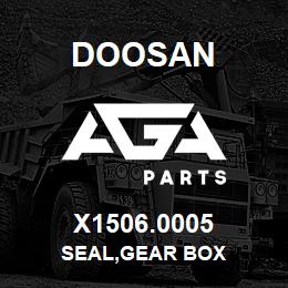 X1506.0005 Doosan SEAL,GEAR BOX | AGA Parts