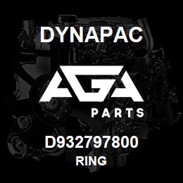 D932797800 Dynapac RING | AGA Parts