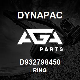 D932798450 Dynapac RING | AGA Parts