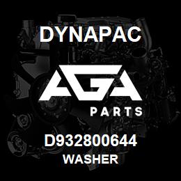 D932800644 Dynapac WASHER | AGA Parts