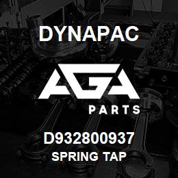 D932800937 Dynapac SPRING TAP | AGA Parts