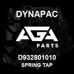 D932801010 Dynapac SPRING TAP | AGA Parts