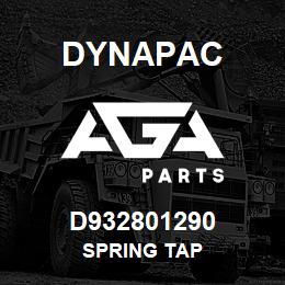 D932801290 Dynapac SPRING TAP | AGA Parts