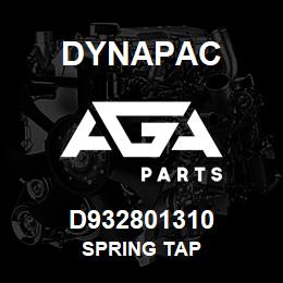 D932801310 Dynapac SPRING TAP | AGA Parts