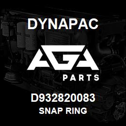 D932820083 Dynapac SNAP RING | AGA Parts