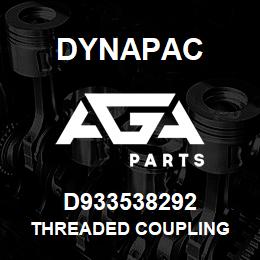 D933538292 Dynapac THREADED COUPLING | AGA Parts