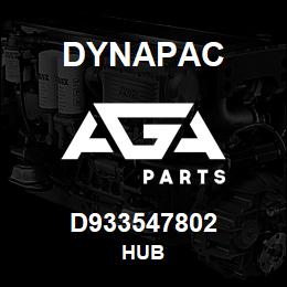 D933547802 Dynapac HUB | AGA Parts