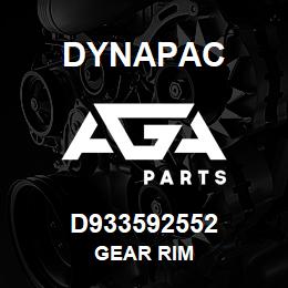 D933592552 Dynapac GEAR RIM | AGA Parts