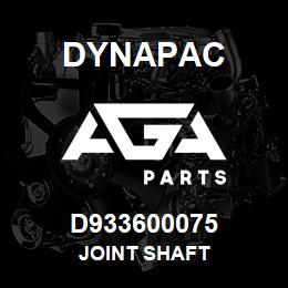 D933600075 Dynapac JOINT SHAFT | AGA Parts