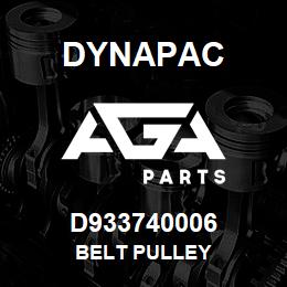 D933740006 Dynapac BELT PULLEY | AGA Parts