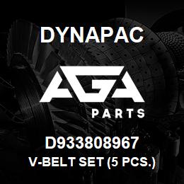 D933808967 Dynapac V-BELT SET (5 PCS.) | AGA Parts