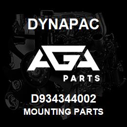 D934344002 Dynapac MOUNTING PARTS | AGA Parts