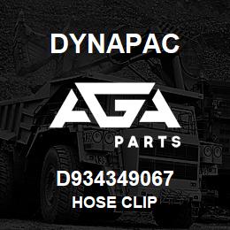 D934349067 Dynapac HOSE CLIP | AGA Parts