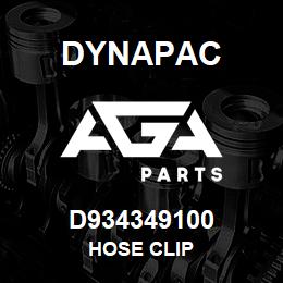 D934349100 Dynapac HOSE CLIP | AGA Parts