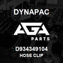 D934349104 Dynapac HOSE CLIP | AGA Parts