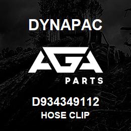 D934349112 Dynapac HOSE CLIP | AGA Parts