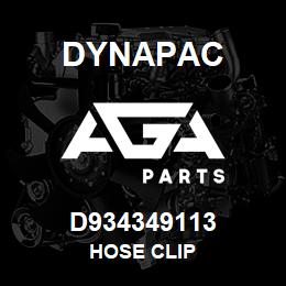 D934349113 Dynapac HOSE CLIP | AGA Parts