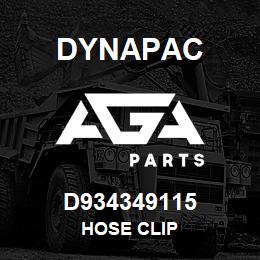 D934349115 Dynapac HOSE CLIP | AGA Parts