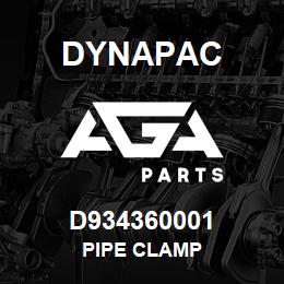 D934360001 Dynapac PIPE CLAMP | AGA Parts