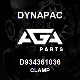 D934361036 Dynapac CLAMP | AGA Parts