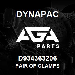 D934363206 Dynapac PAIR OF CLAMPS | AGA Parts