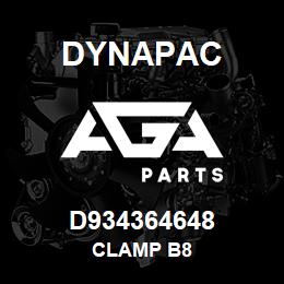 D934364648 Dynapac CLAMP B8 | AGA Parts