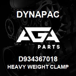 D934367018 Dynapac HEAVY WEIGHT CLAMP | AGA Parts