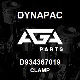 D934367019 Dynapac CLAMP | AGA Parts