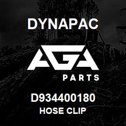 D934400180 Dynapac HOSE CLIP | AGA Parts