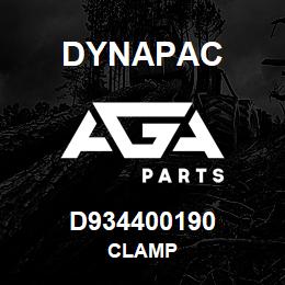 D934400190 Dynapac CLAMP | AGA Parts