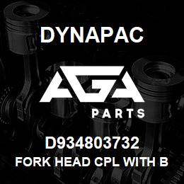 D934803732 Dynapac FORK HEAD CPL WITH BOLT | AGA Parts